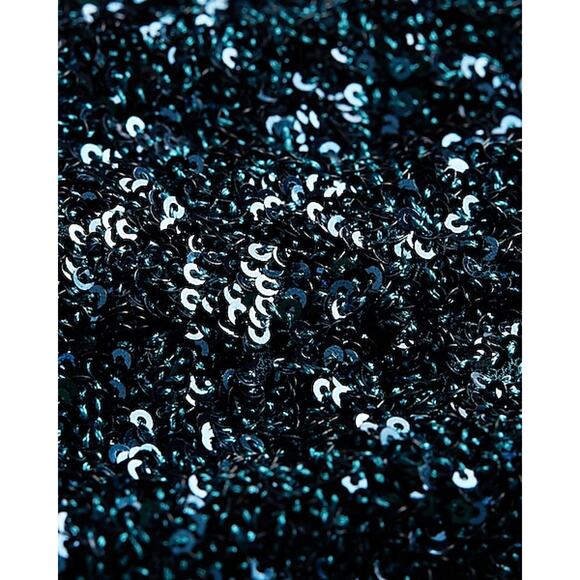 NWT Express Sequin Color Block Faux Wrap Tank Top - Medium - Picture 4 of 15